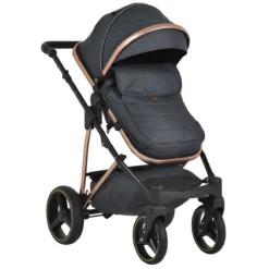 Cangaroo Florence Black 3-in-1 Kinderwagen Incl. Autostoel 109997 -Babyproducten Winkel cangaroo florence black 3 in 1 kinderwagen incl. autostoel 109997 6