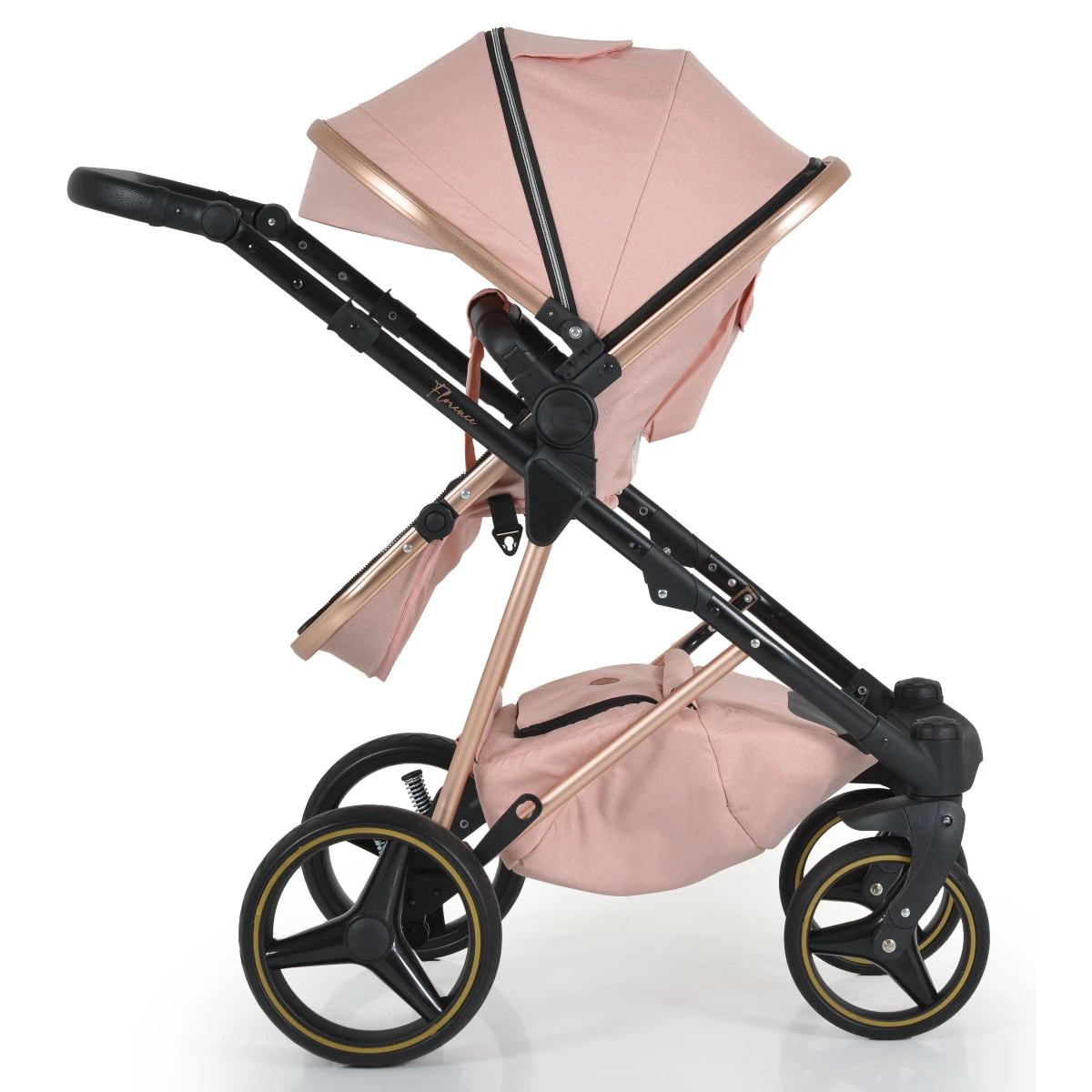Cangaroo Florence Pink 3-in-1 Kinderwagen Incl. Autostoel 109995 12 Cangaroo Florence Pink 3-in-1 Kinderwagen Incl. Autostoel 109995 - Afbeelding 12