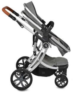 Cangaroo Polly Black 3-in-1 Combi Kinderwagen Incl. Autostoel -Babyproducten Winkel cangaroo polly grey 3 in 1 combi kinderwagen incl. autostoel 0 1