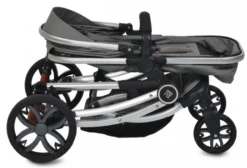 Cangaroo Polly Black 3-in-1 Combi Kinderwagen Incl. Autostoel -Babyproducten Winkel cangaroo polly grey 3 in 1 combi kinderwagen incl. autostoel 7 1