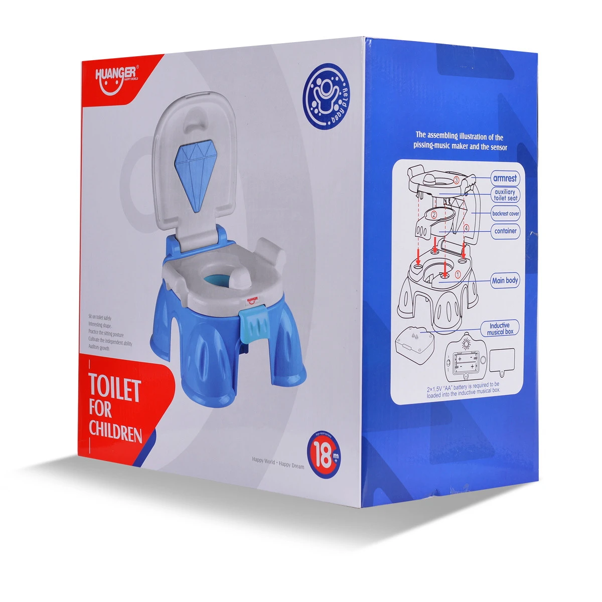 Cangaroo Prince Blauw Potje HE0808 4 Cangaroo Prince Blauw Potje HE0808 - Afbeelding 4