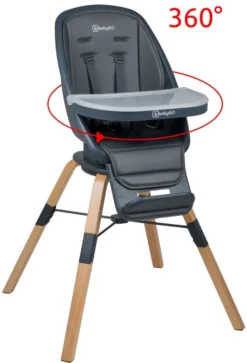 Babygo Carou 360º Grey Kinderstoel 5751 16 Babygo Carou 360º Grey Kinderstoel 5751 -Babyproducten Winkel carou babygo 360 grey