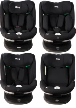 Ding Mace Black 360° I-Size Autostoel 0-36kg DI-111916 -Babyproducten Winkel di 111916 ding mace black 05