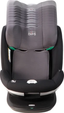 Ding Mace Black/Grey 360° I-Size Autostoel 0-36kg DI-111917 -Babyproducten Winkel di 111917 ding mace black grey 02