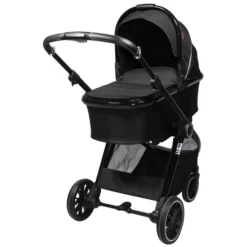 Ding Fenix Black/Black 3-in-1 Combi Kinderwagen Incl. Autostoel -Babyproducten Winkel ding fenix black kinderwagen10 1 1