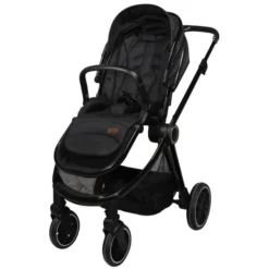 Ding Fenix Black/Black 3-in-1 Combi Kinderwagen Incl. Autostoel -Babyproducten Winkel ding fenix black kinderwagen1 1 1