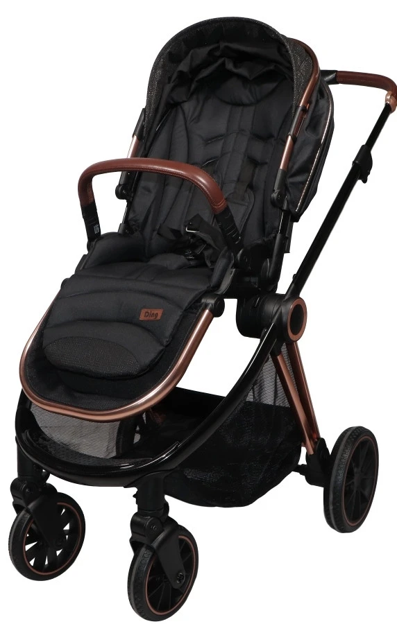 Ding Fenix Black/Rose Kinderwagen DI-191702 7 Ding Fenix Black/Rose Kinderwagen DI-191702 - Afbeelding 7