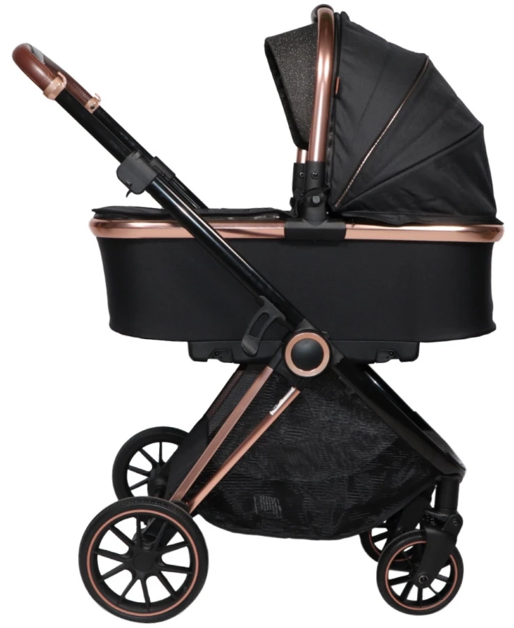 Ding Fenix Black/Rose Kinderwagen DI-191702 3 Ding Fenix Black/Rose Kinderwagen DI-191702 - Afbeelding 3
