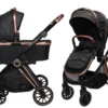 Ding Fenix Black/Rose Kinderwagen DI-191702