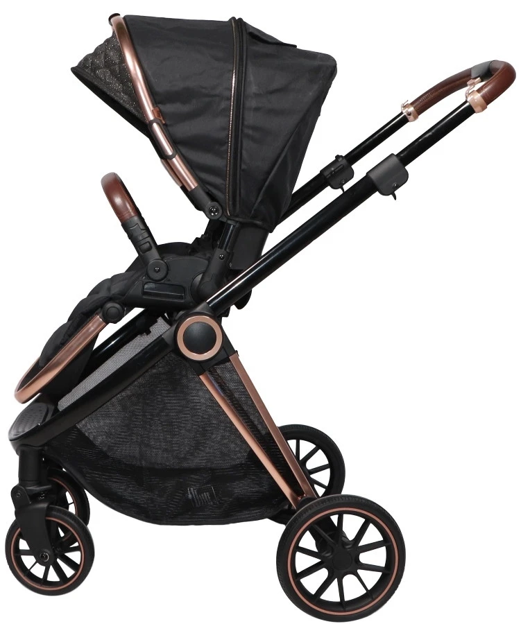 Ding Fenix Black/Rose Kinderwagen DI-191702 8 Ding Fenix Black/Rose Kinderwagen DI-191702 - Afbeelding 8