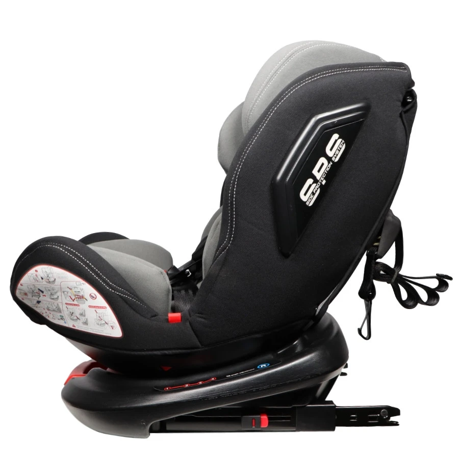 Ding Zeno 360° SPS Grijs Autostoel 0-36kg CS008 3 Ding Zeno 360° SPS Grijs Autostoel 0-36kg CS008 - Afbeelding 3
