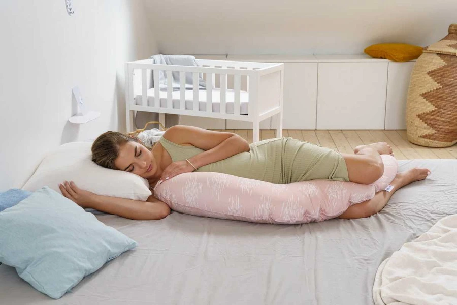 Doomoo Buddy Misty Pink Voedingskussen B61 3 Doomoo Buddy Misty Pink Voedingskussen B61 - Afbeelding 3