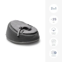 Doomoo Seat'n Swing Antraciet Zitzak 01 12 Doomoo Seat'n Swing Antraciet Zitzak 01 -Babyproducten Winkel doomoo seat antraciet zitzak 01 3