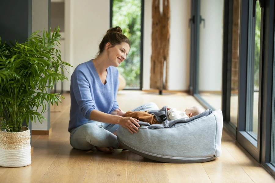 Doomoo Seat'n Swing Grijs Zitzak 02 7 Doomoo Seat'n Swing Grijs Zitzak 02 - Afbeelding 7