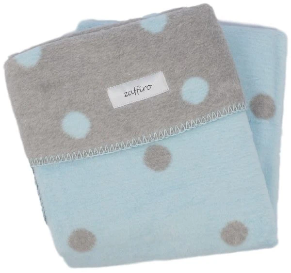 Zaffiro Grijs & Blauw Gestipt 100 X 150 Cm Ledikantdeken 15328 1 Zaffiro Grijs & Blauw Gestipt 100 X 150 Cm Ledikantdeken 15328