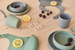 Jollein Ash Green Siliconen Dinerset 705-007-00095 -Babyproducten Winkel jollein siliconen dinerset 6