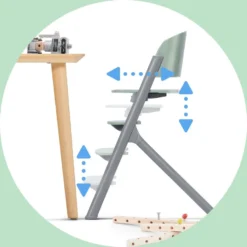 Kinderkraft Livy Aster Pink 4-in-1 Meegroeistoel Incl. Calmee Wipstoeltje KHLICA00PNK0000 -Babyproducten Winkel khlica00pnk0000 7 1920x1920 1