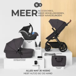 Kinderkraft A-Tour Dark Grey 3-in-1 Kinderwagen Incl. Autostoel KSATOU00DGR3000 -Babyproducten Winkel kinderkraft a tour dark grey 3 in 1 kinderwagen incl. autostoel ksatou00dgr3000 14