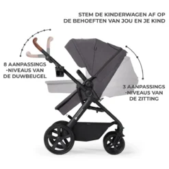 Kinderkraft A-Tour Dark Grey 3-in-1 Kinderwagen Incl. Autostoel KSATOU00DGR3000 -Babyproducten Winkel kinderkraft a tour dark grey 3 in 1 kinderwagen incl. autostoel ksatou00dgr3000 8
