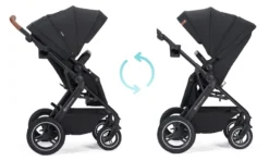 Kinderkraft B-Tour Deep Black 3-in-1 Combi Kinderwagen Incl. Autostoel KSBTOU00BLK3000 -Babyproducten Winkel kinderkraft b tour 3 in 1 deep black wandelwagen ksbtou00blk3000 10