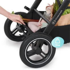 Kinderkraft B-Tour Deep Black 3-in-1 Combi Kinderwagen Incl. Autostoel KSBTOU00BLK3000 -Babyproducten Winkel kinderkraft b tour 3 in 1 deep black wandelwagen ksbtou00blk3000 18