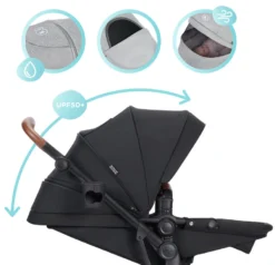 Kinderkraft B-Tour Deep Black 3-in-1 Combi Kinderwagen Incl. Autostoel KSBTOU00BLK3000 -Babyproducten Winkel kinderkraft b tour 3 in 1 deep black wandelwagen ksbtou00blk3000 8