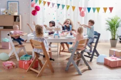 Kinderkraft Enock Naturel Houten Meegroei Kinderstoel KKKENOCNAT0000 -Babyproducten Winkel kinderkraft enock houten kinderstoel 101