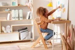 Kinderkraft Enock Grijs/Naturel Houten Meegroei Kinderstoel KKKENOCGRY0000 -Babyproducten Winkel kinderkraft enock houten kinderstoel 103 2
