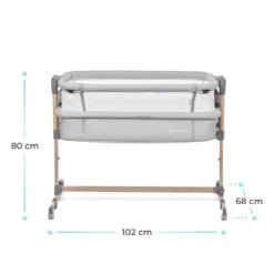 Kinderkraft Neste Air Grey-Wood Wieg Aan Bed KKLNEAIRGRY00W -Babyproducten Winkel kinderkraft neste air grey wood wieg aan bed kklneairgry00w .8