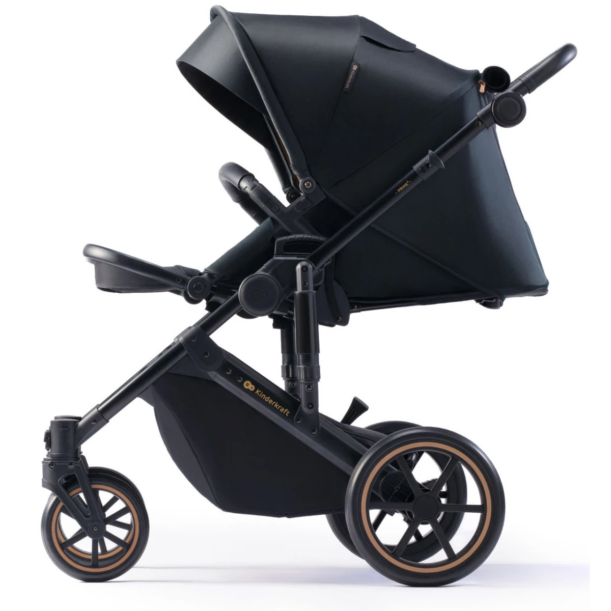 Kinderkraft Prime 2 Venezian Black 3-in-1 Kinderwagen Incl. Autostoel KSPRIM02BLK3000 4 Kinderkraft Prime 2 Venezian Black 3-in-1 Kinderwagen Incl. Autostoel KSPRIM02BLK3000 - Afbeelding 4