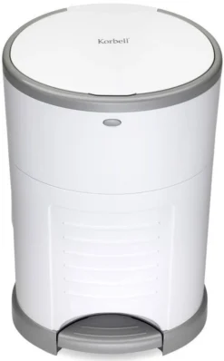 Korbell Wit Nappy Disposal System Luieremmer M250DSW -Babyproducten Winkel korbell luieremmer wit 1
