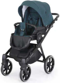 Kunert Talisman Black Flowers 2-in-1 Kinderwagen TA-01-BLACK -Babyproducten Winkel kunert talisman black green 2 in 1 kinderwagen ta 04 black 5