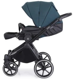 Kunert Talisman Black Flowers 2-in-1 Kinderwagen TA-01-BLACK -Babyproducten Winkel kunert talisman black green 2 in 1 kinderwagen ta 04 black 6