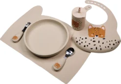 Tryco Sand Siliconen Bord TR-392820 -Babyproducten Winkel leopard sand silicone collection 02 4 1