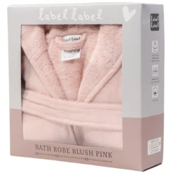 Label Label Blush Pink Badstof/Hydrofiel Badjas LLTT-934666 -Babyproducten Winkel lltt 934666 bath robe blush pink 07