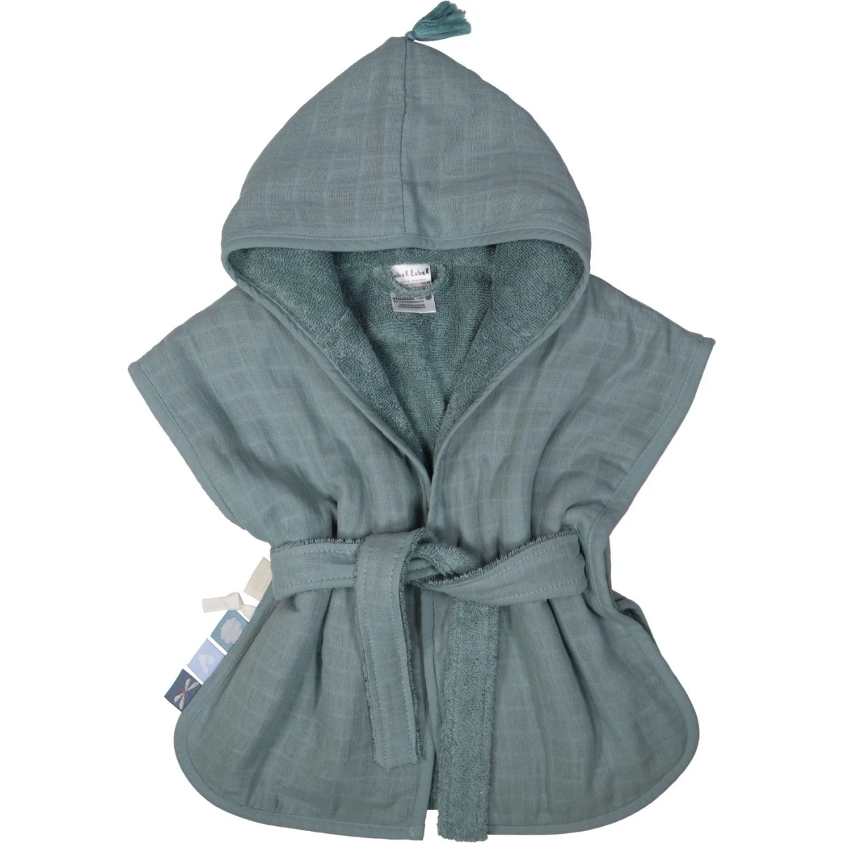 Label Label Silver Blue Badstof/Hydrofiel Badjas LLTT-934673