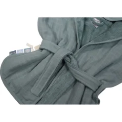 Label Label Silver Blue Badstof/Hydrofiel Badjas LLTT-934673 -Babyproducten Winkel lltt 934673 bath robe silver blue 03