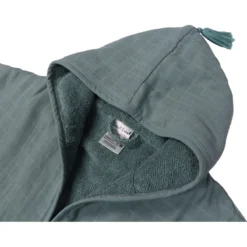 Label Label Silver Blue Badstof/Hydrofiel Badjas LLTT-934673 -Babyproducten Winkel lltt 934673 bath robe silver blue 05