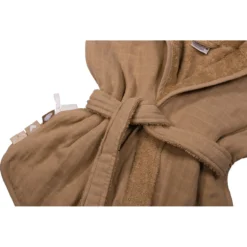 Label Label Toffee Brown Badstof/Hydrofiel Badjas LLTT-934680 -Babyproducten Winkel lltt 934680 bath robe toffee brown 03
