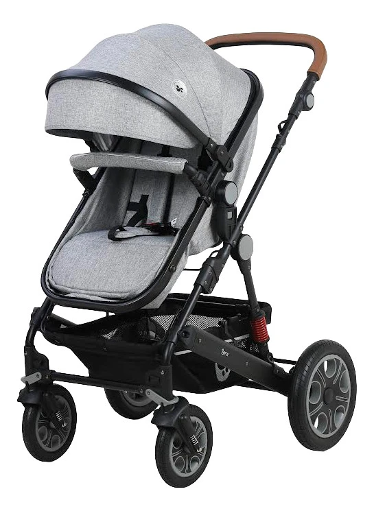 Lorelli Lora Cool Grey Elephants 3-in-1 Combi Kinderwagen Incl. Autostoel 1002128-2123D 5 Lorelli Lora Cool Grey Elephants 3-in-1 Combi Kinderwagen Incl. Autostoel 1002128-2123D - Afbeelding 5