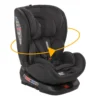 Lorelli Nebula Black Leather 0-36kg Isofix 360° Autostoel 1007138-2352