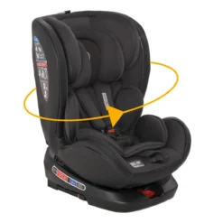 Lorelli Nebula Black Leather 0-36kg Isofix 360° Autostoel 1007138-2352