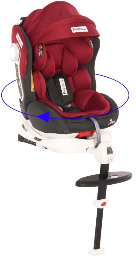 Lorelli Pegasus 360° Red/Black 0-36 Kg Isofix Autostoel 1007146-2103