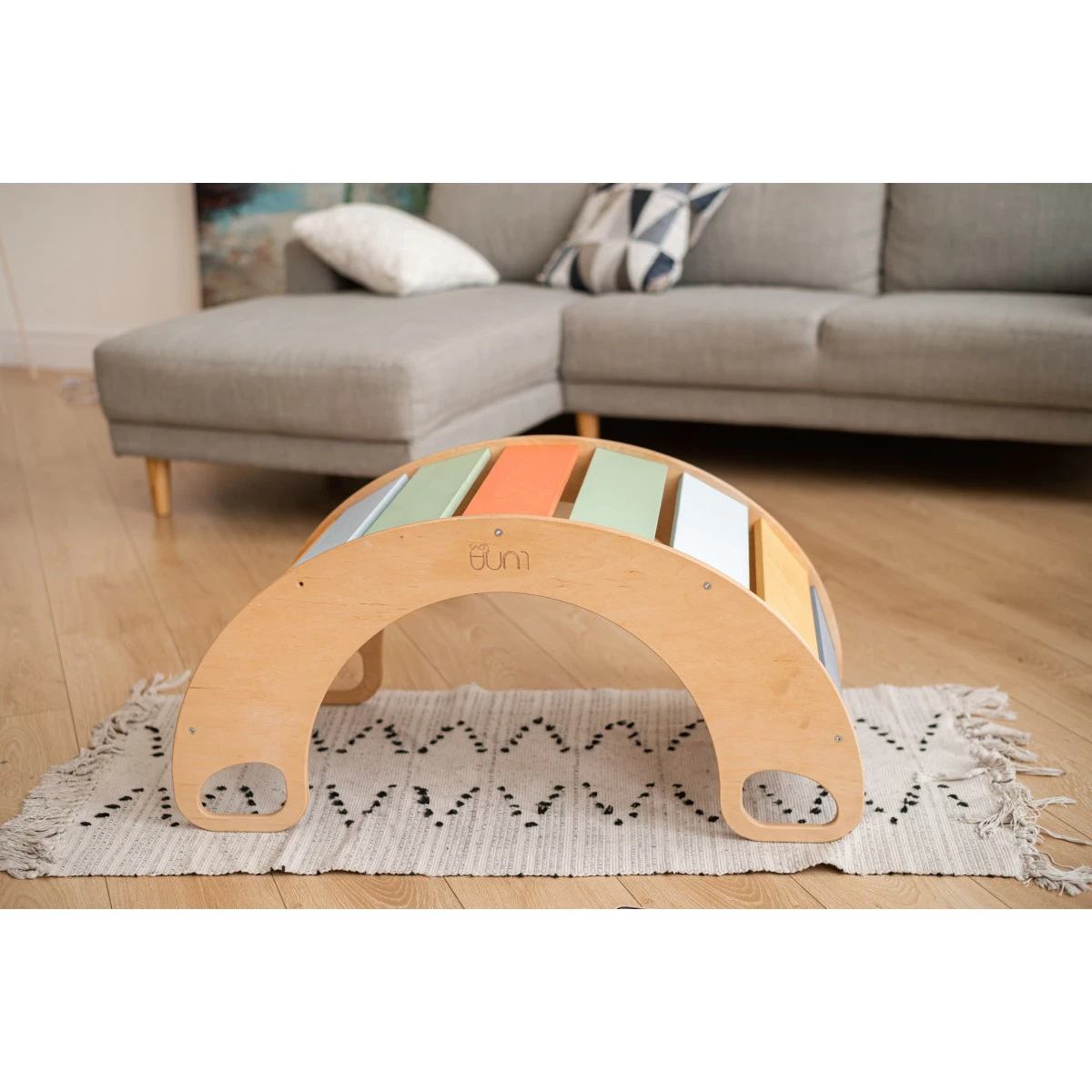 Luna Toys Kleuren Houten Schommelstoel / Rocker LU-36905 2 Luna Toys Kleuren Houten Schommelstoel / Rocker LU-36905 - Afbeelding 2