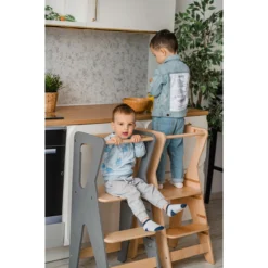 Luna Toys Nature Houten Leertoren Keukenhulp 9503009900 -Babyproducten Winkel luna toys nature houten leertoren keukenhulp 9503009900 lifestyle