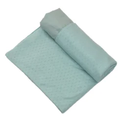 MamaLoes Amy Ajour Stonegreen 75x100cm Wiegdeken 84266 -Babyproducten Winkel mamaloes amy ajour stonegreen 75x100cm wiegdeken 84266 .4