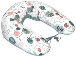 MamaLoes Amy Animal Forest Green Voedingskussen 81915