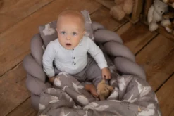 MamaLoes Amy Bamboo Nature Goose Nut 60 X 80 Cm Deken 82666 -Babyproducten Winkel mamaloes amy bamboo nature goose nut 3 1