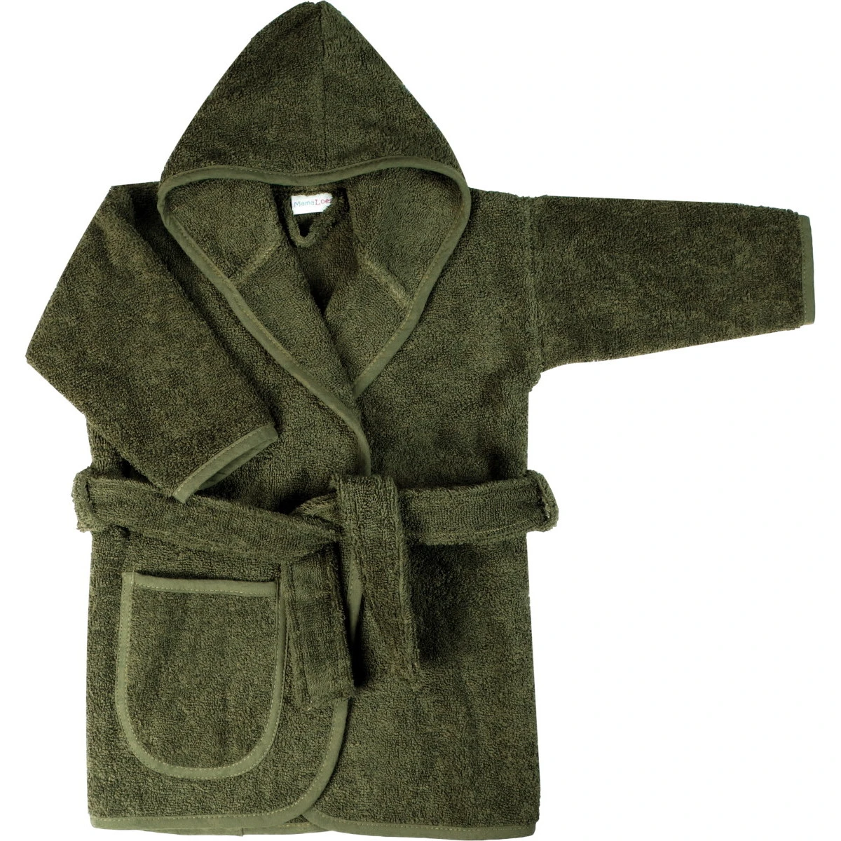 MamaLoes Badstof Groen 1-2jr Badjas ML010308 1 MamaLoes Badstof Groen 1-2jr Badjas ML010308