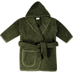 MamaLoes Badstof Groen 0-1jr Badjas ML010307 -Babyproducten Winkel mamaloes badstof groen 0 1jr badjas ml010307 03